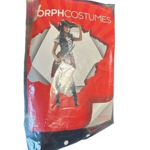 Morphe Women's Pirate Costume - Red and Black